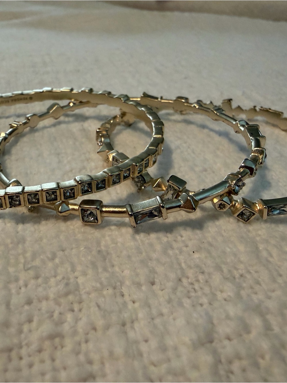 Kendra Scott Gold-Tone Crystal Stackable Bangle Set